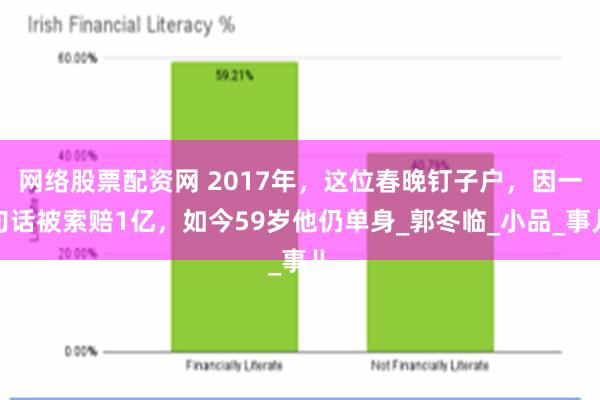网络股票配资网 2017年，这位春晚钉子户，因一句话被索赔1亿，如今59岁他仍单身_郭冬临_小品_事儿