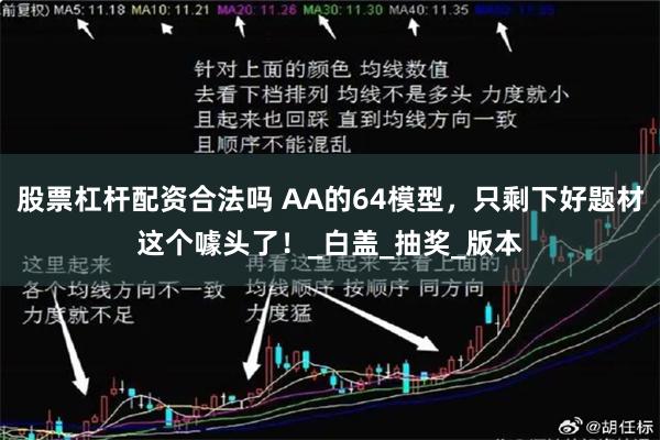 股票杠杆配资合法吗 AA的64模型，只剩下好题材这个噱头了！_白盖_抽奖_版本