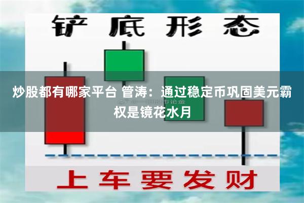 炒股都有哪家平台 管涛：通过稳定币巩固美元霸权是镜花水月